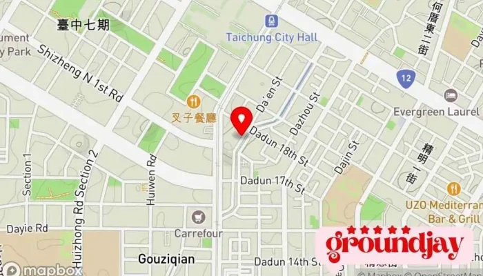 地图 伊肯网页设计公司 网站设计师, 互联网营销服务 在 Taichung City, Xitun District