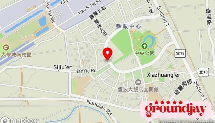 Yi Lan Di Jian Shu 地圖 - 宜兰县宜兰市