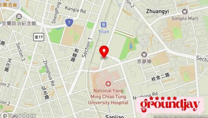 Yi Lan Zhuan Yun Zhan 2 地圖 - 宜兰县宜兰市