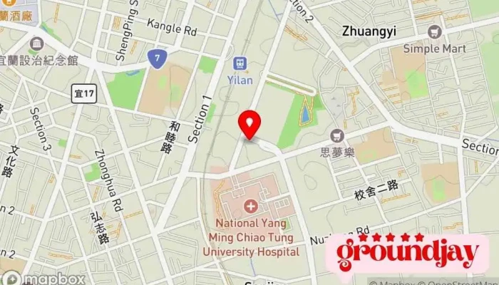Yi Lan Zhuan Yun Zhan Shi Qu Gong Che 地圖 - 宜兰县宜兰市