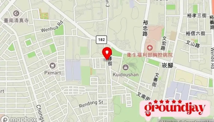 Yi Tou Wang Zi Xun Kai Fa You Xian Gong Si 地圖 - Tainan City, 东区