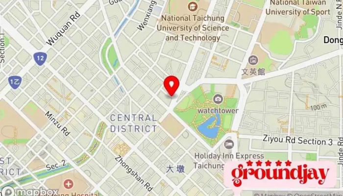 Yin Ju Qi Jian Tao Fang 地圖 - Taichung City, Central District