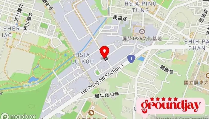 Ying Zheng Yu Shun Dian Zi Gu Fen You Xian Gong Si 地圖 - Pingtung County, Pingtung City