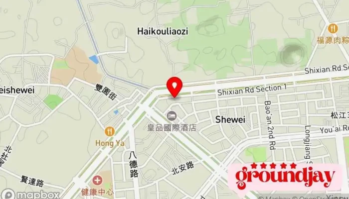 地图 永镇快乐国宅 公寓小区 在 Chiayi City, West District
