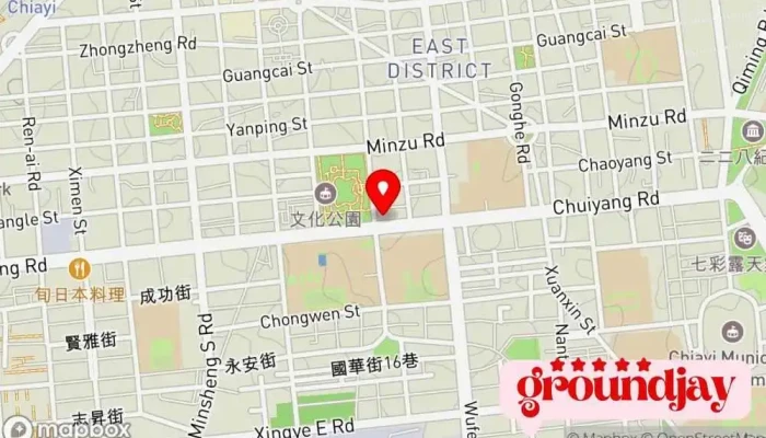 地图 宇迅科技网页设计公司 网站设计师 在 Chiayi City, East District