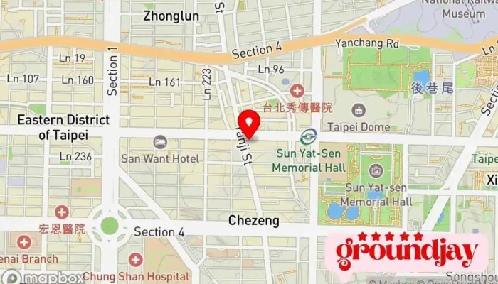 Yu Yan Wang Lu Zi Xun LarryDe Wu Cha Shi Guang 地圖 - Taipei City, Da’an District