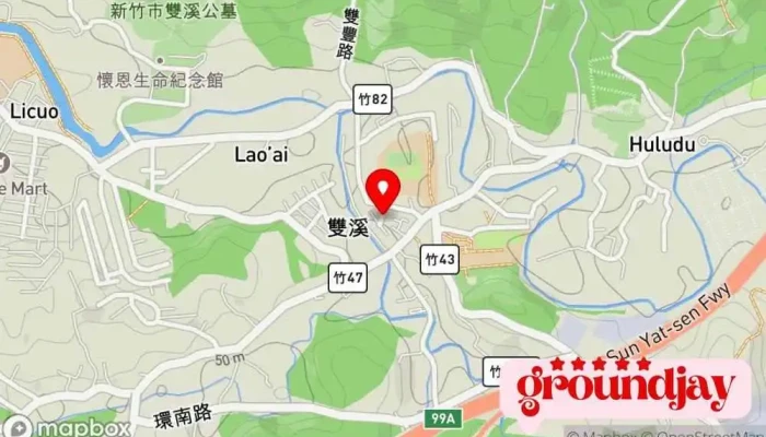 Yun Duan Chuang Yi Kong Jian She Ji 地圖 - Hsinchu County, Baoshan
