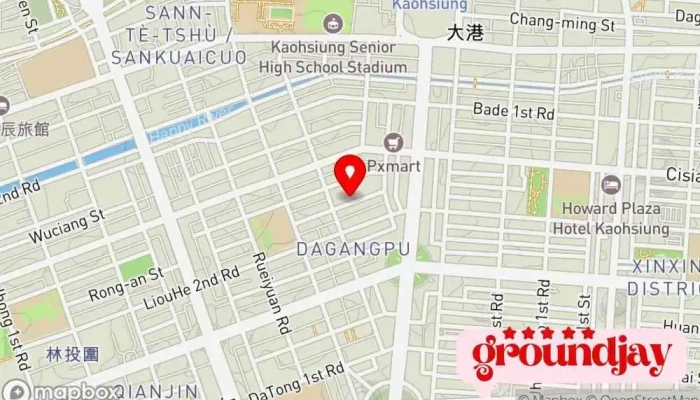 Yun Duan Jing Zhi Lu Guan  Gao Xiong Guan 地圖 - Kaohsiung City, Sinsing District