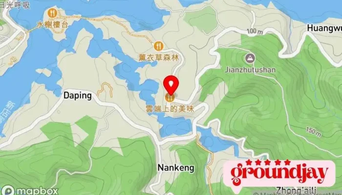 Yun Duan Shang De Mei Wei 地圖 - Miaoli County, Touwu Township