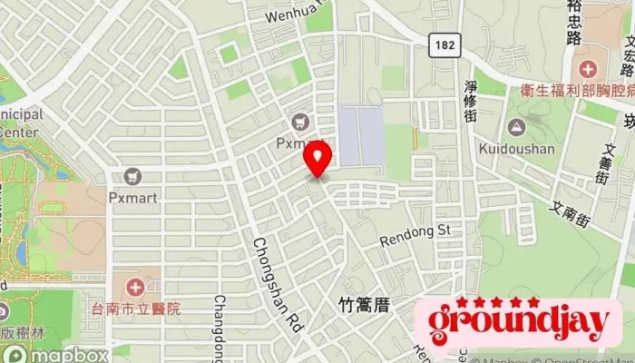 Yun Duan Tong Xin 地圖 - Tainan City, East District