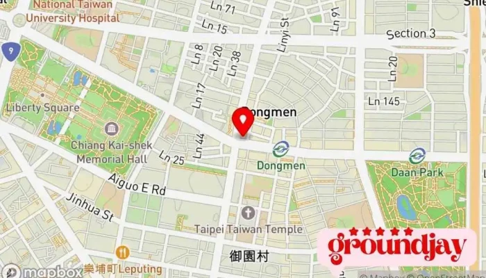 Yun Tuo Shu Wei Wintour Digital 地圖 - Taipei City, Zhongzheng District