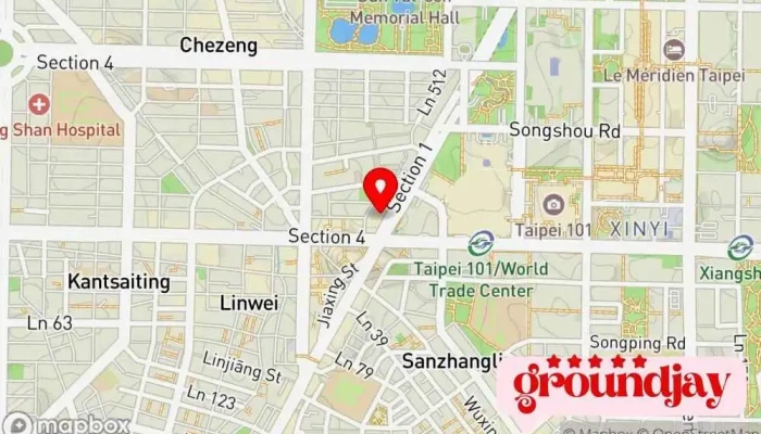 Yun Zhun Ke Ji You Xian Gong Si 地圖 - Taipei City, Xinyi District