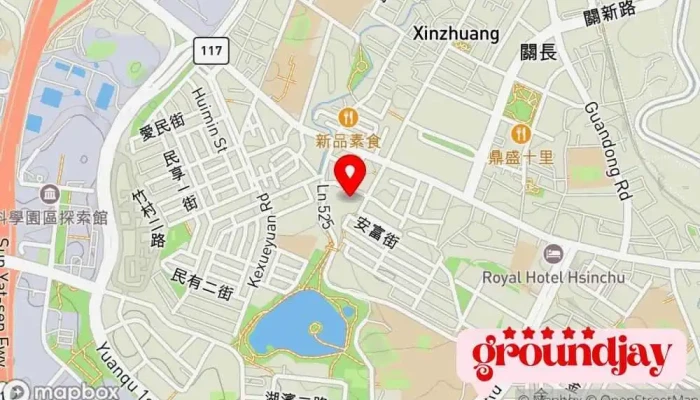 Zhai Ji Wang Xin Zhu Ying Yun Chu 地圖 - Hsinchu City, East District