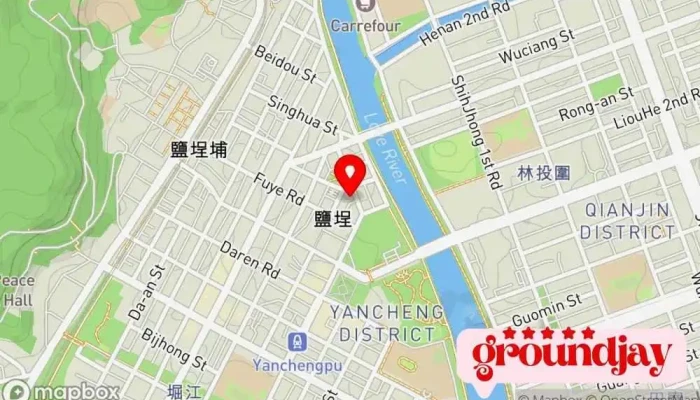 Zhan Guo Ce Ban Gong Shi 地圖 - Kaohsiung City, Yancheng District