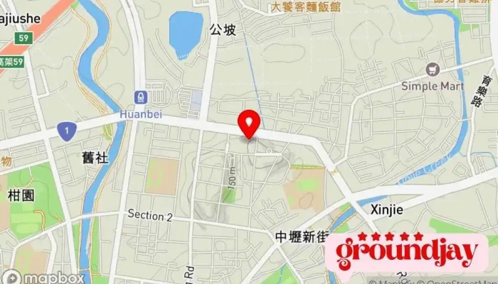 Zhan Guo Ce Ji Tuan 地圖 - Taoyuan City, Zhongli District