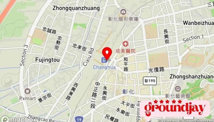 Zhang Hua Huo Che Zhan 地圖 - 彰化县彰化市