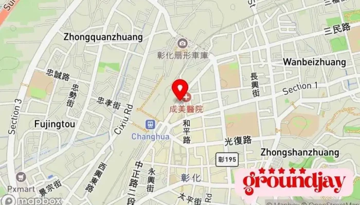 Zhang Hua Huo Che Zhan 地圖 - 彰化县彰化市