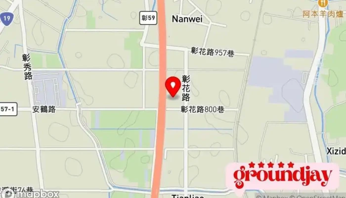 Zhang Hua Pei Qi Zhan 地圖 - Changhua County, Huatan Township