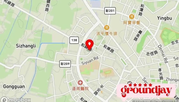 Zhang Hua Shi Min Zhou Zhuan Zhan 地圖 - Changhua County, Hemei Township