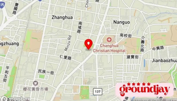 Zhang Hua Xian Di Fang Shui Wu Ju 地圖 - Changhua County, Changhua City