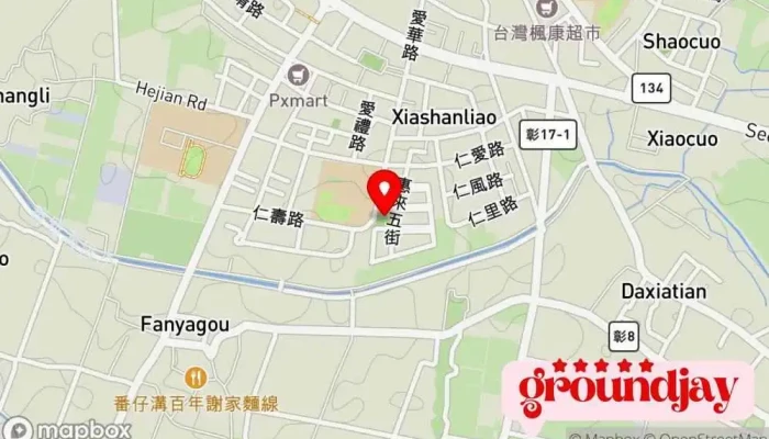 Zhang Hua Xian He Mei Yu Er Qin Zi Guan 地圖 - Changhua County, Hemei Township