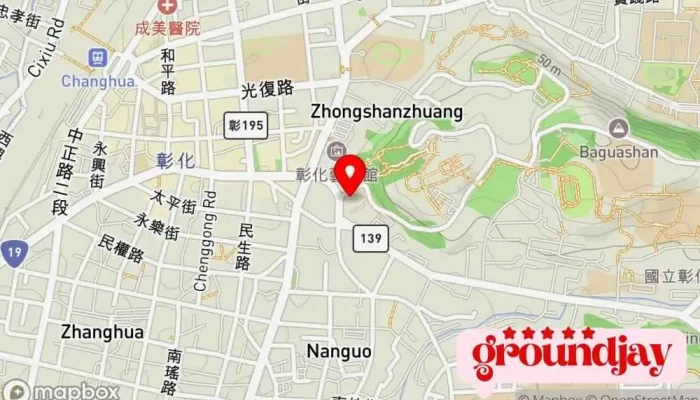 Zhang Hua Xian Wen Hua Ju 地圖 - Changhua County, Changhua City