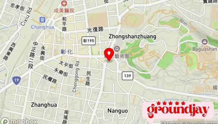Zhang Hua Xian Yi Hui 地圖 - Changhua County, Changhua City