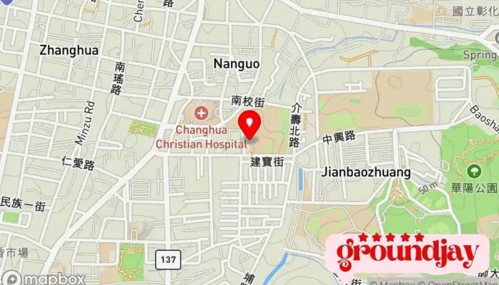 Zhang Hua Xian Zheng Fu Lao Gong Chu 地圖 - Changhua County, Changhua City