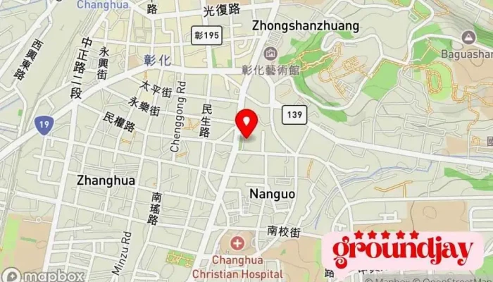Zhang Hua Xian Zheng Fu 地圖 - Changhua County, Changhua City