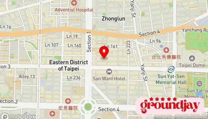 Zhi Liao Gong Zuo Shi You Xian Gong Si 地圖 - Taipei City, Da’an District