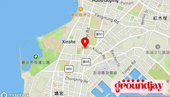 Zhong Hua Dian Xin Peng Hu Ying Yun Chu Peng Hu Hui Guan 地圖 - Penghu County, Magong City