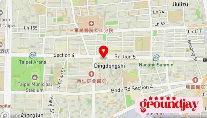 Zhong Hua Min Guo Nei Bu Ji He Xie Hui 地圖 - Taipei City, Songshan District