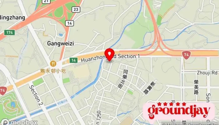 Zhong Lian Fa CitymarkQi Jian Guan 地圖 - Taichung City, Xitun District