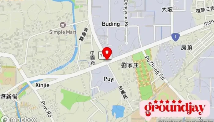 Zhong Yuan Lu Da Shi Zhong 地圖 - Taoyuan City, Zhongli District