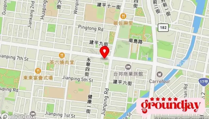 Zhu Shang Bu Dong Chan Tai Nan Yong Hua Dian 地圖 - Tainan City, Anping District