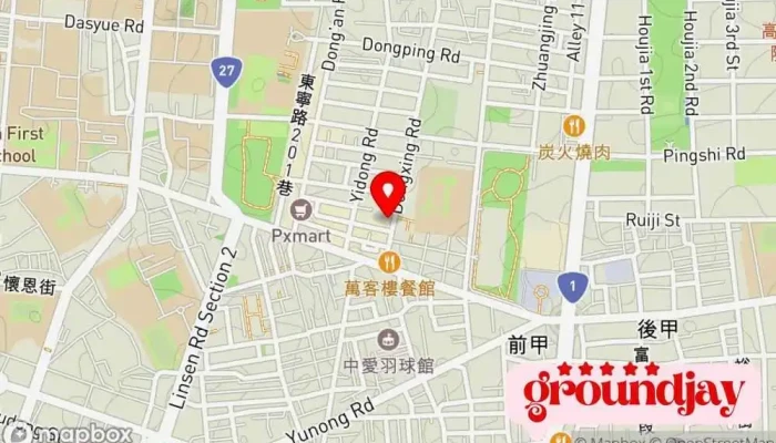 Zong Yi She Ji Tai Nan Shi Wu Suo Da Dian Shang Xing 地圖 - Tainan City, East District