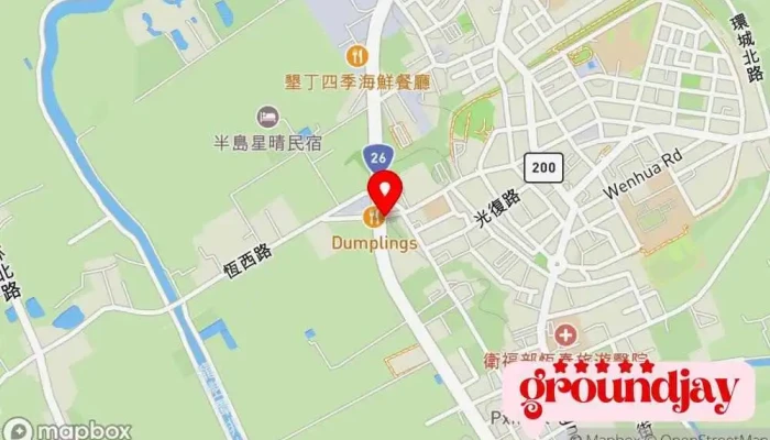 AcdelcoHeng Jia Qi Che Bao Yang Chang   Heng Chun Huang Guo Cheng 地圖 - Pingtung County, Hengchun Township