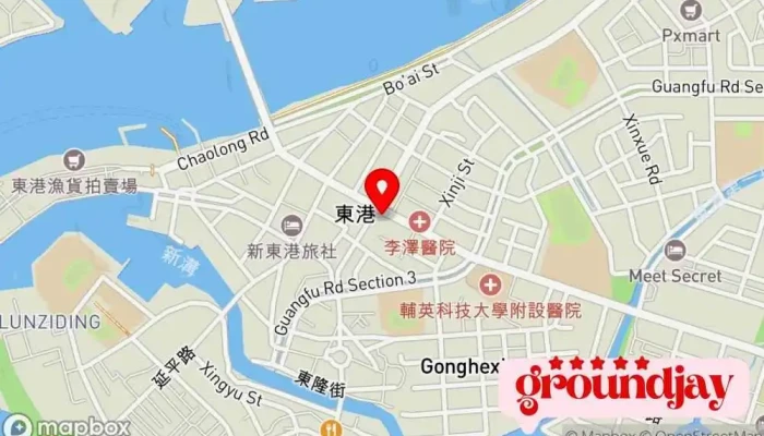 Ban Li CafeWan Li Lu Hua Ka Pei Guan Zhao He Saron Ri Shi Yang Guan Gong Xiu Xiang Jian Fb 地圖 - Pingtung County, Donggang Township