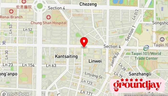 CareerJiu Ye Qing Bao Zi Xun Gu Fen You Xian Gong Si 地圖 - Taipei City, Da’an District