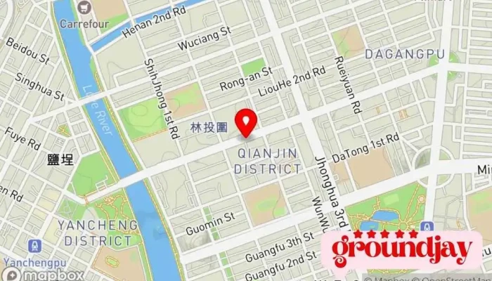 CtgaQing Song Kou Pai Jing Xie Hui 地圖 - Kaohsiung City, Qianjin District