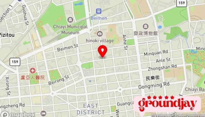 Ericworktw 地圖 - Chiayi City, East District