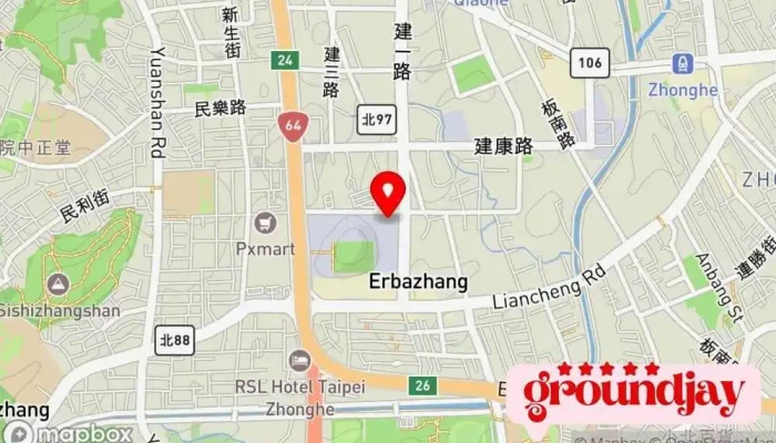 EvgaTai Bei Ban Gong Shi 地圖 - New Taipei City, Zhonghe District