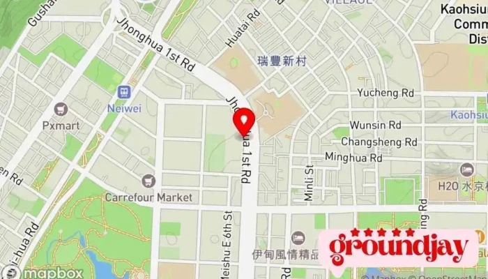 地图 jjnews跳跳新闻网 商务管理顾问, 营销顾问, 传媒公司 在 Kaohsiung City, Gushan District