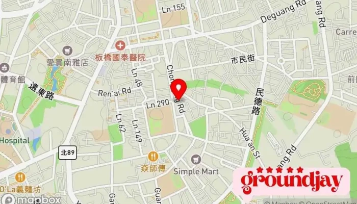 KZu Chang Dian Zi Suo L Dian Shang Bu L Quan Tai Fu Wu 地圖 - New Taipei City, Banqiao District