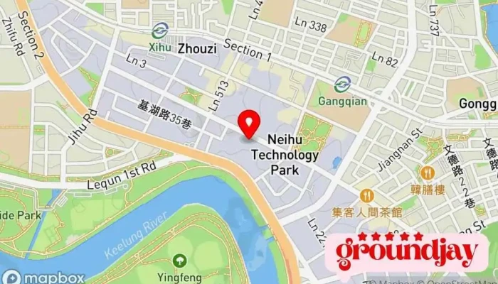 Leotek Corporation Smart Traffic System Smart Led Street Light Eco Lighting Ai Data Management System 地圖 - Taipei City, Neihu District