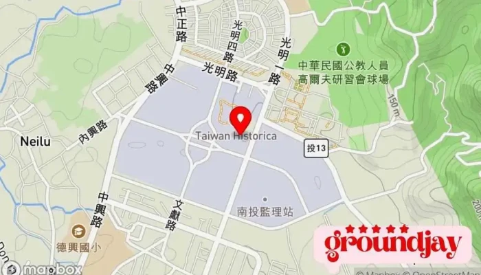 地图 Library of Taiwan Historica 公共图书馆, 图书馆 在 Nantou County, Nantou City