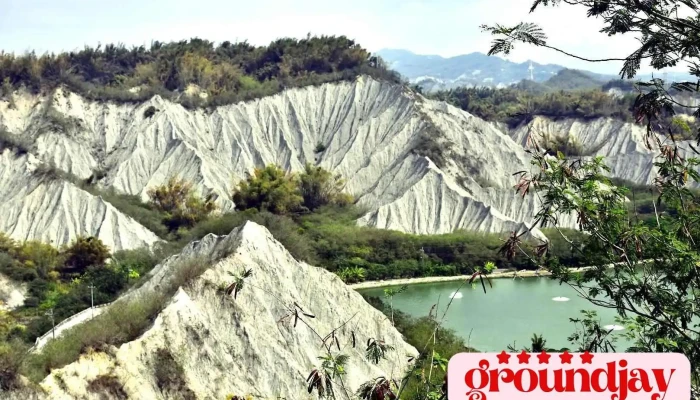 Moon World mud volcano - Kaohsiung City, Tianliao District