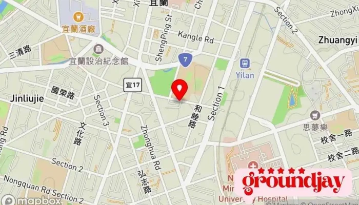 National Immigration Agency Yilan County Service Center 地圖 - Yilan County, Yilan City