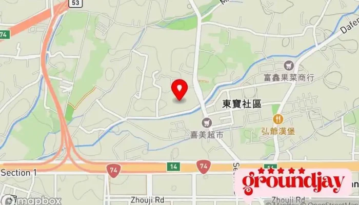 Tanmo Yuan Duan Guan Li Dian Zi Suo 地圖 - Taichung City, Tanzi District