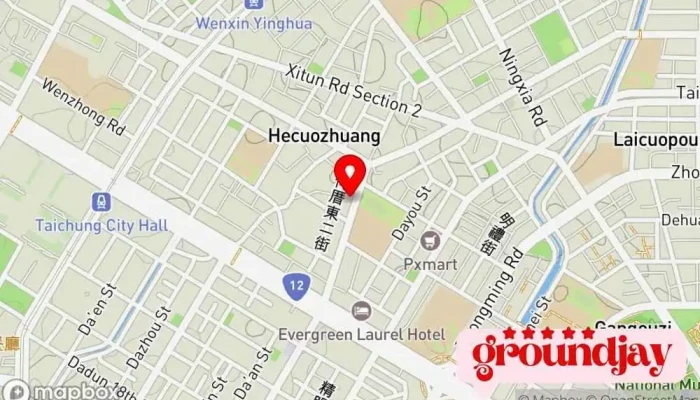 Top Ding Jian Zu Ren Zhu Zhai Bao Zu Dai Guan 地圖 - Taichung City, Xitun District
